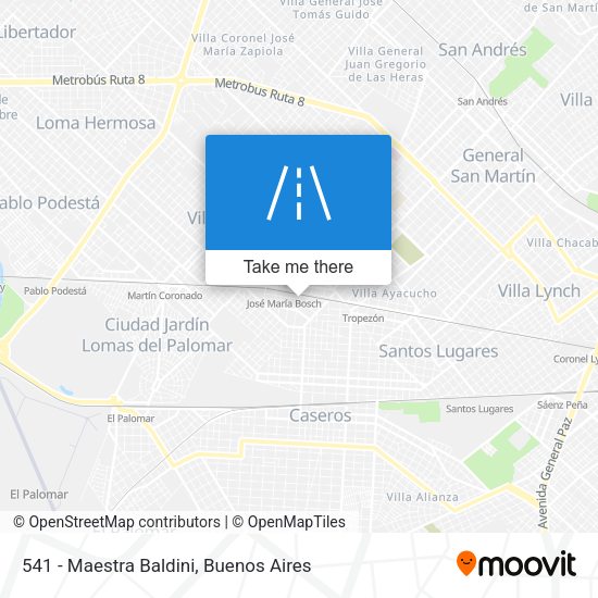 541 - Maestra Baldini map