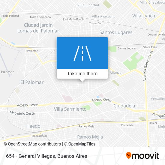654 - General Villegas map