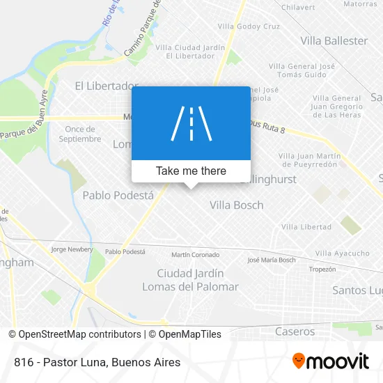 816 - Pastor Luna map