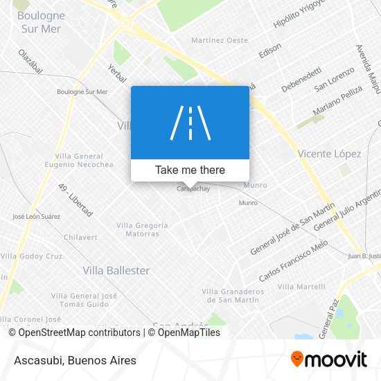 Mapa de Ascasubi