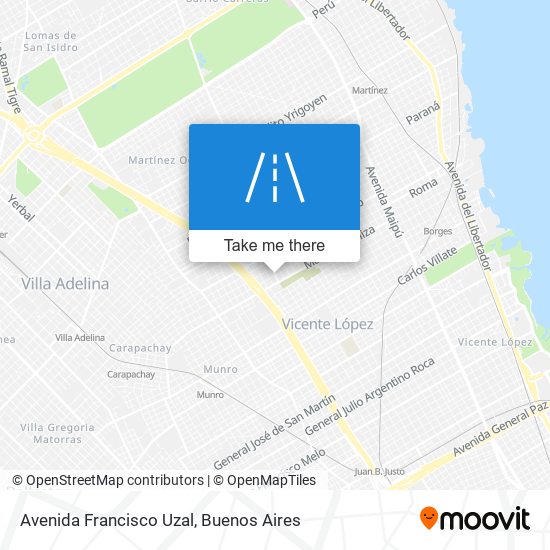 Avenida Francisco Uzal map