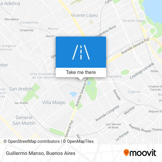 Mapa de Guillermo Manso