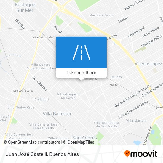 Juan José Castelli map