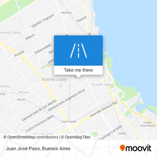 Juan José Paso map