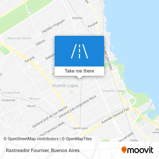 Rastreador Fournier map