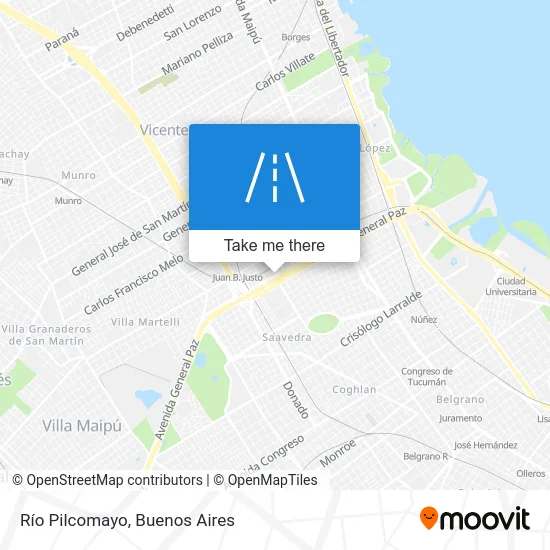 Río Pilcomayo map