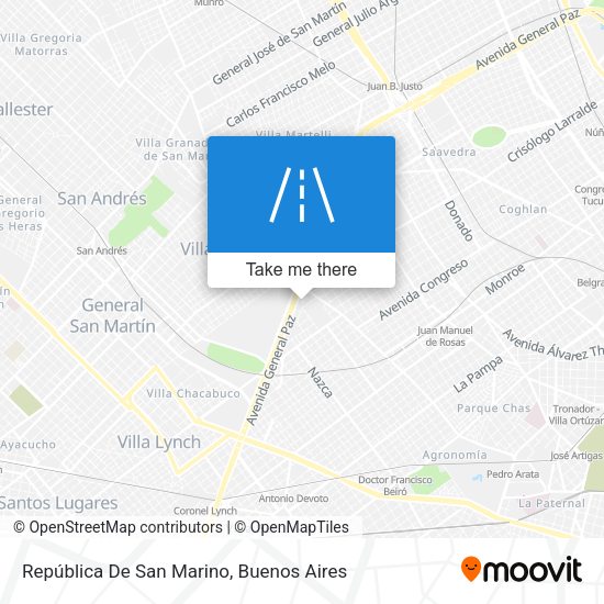 Mapa de República De San Marino
