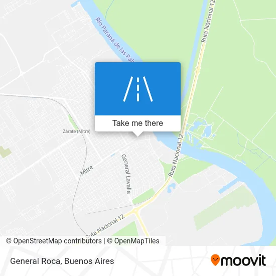 General Roca map