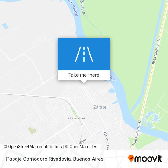 Mapa de Pasaje Comodoro Rivadavia