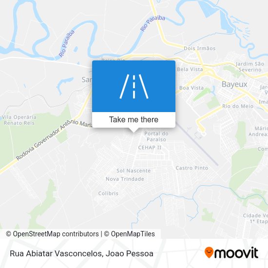 Rua Abiatar Vasconcelos map