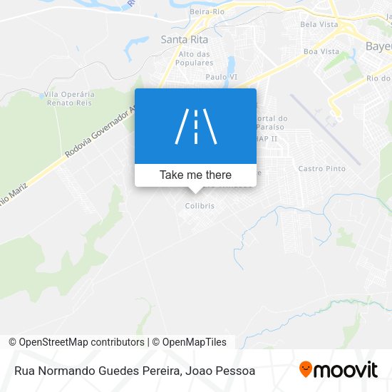 Rua Normando Guedes Pereira map