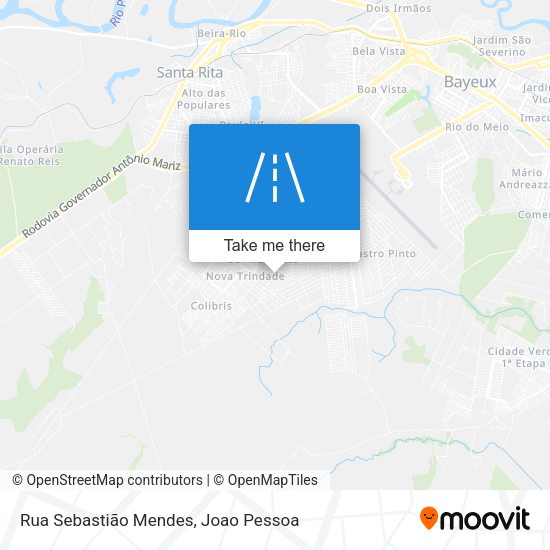 Rua Sebastião Mendes map