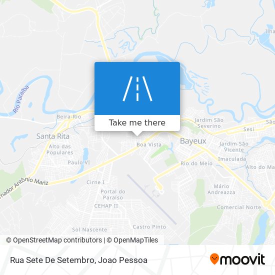 Mapa Rua Sete De Setembro