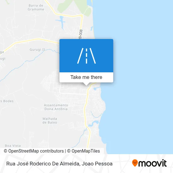 Rua José Roderico De Almeida map