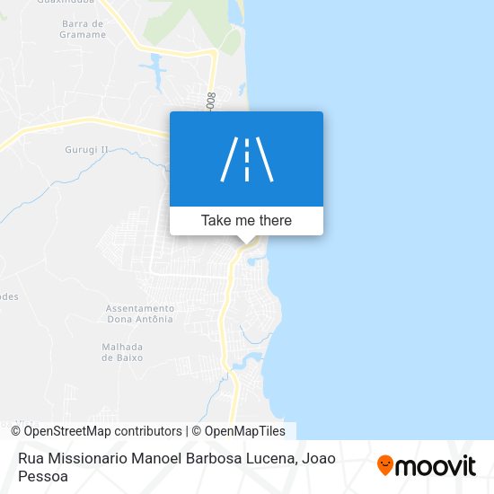 Rua Missionario Manoel Barbosa Lucena map