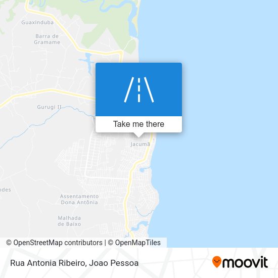 Rua Antonia Ribeiro map
