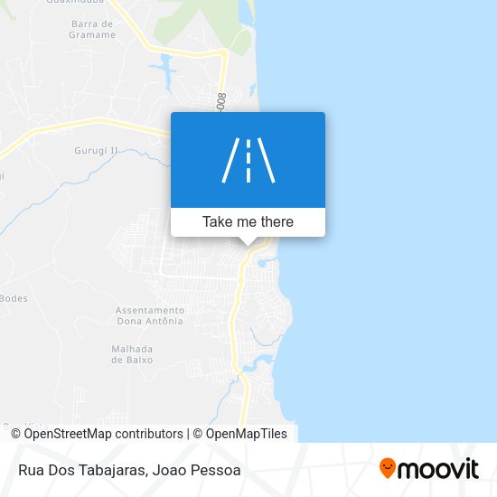 Rua Dos Tabajaras map