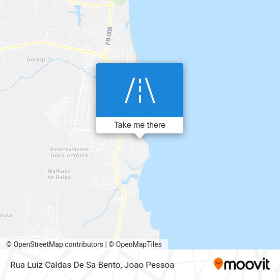 Rua Luiz Caldas De Sa Bento map
