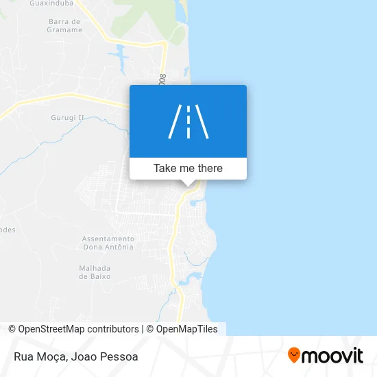 Rua Moça map