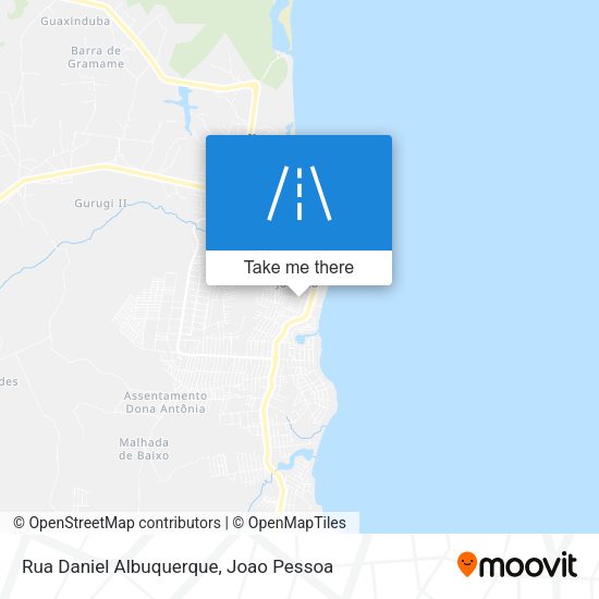 Rua Daniel Albuquerque map