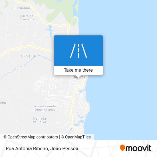 Rua Antônia Ribeiro map