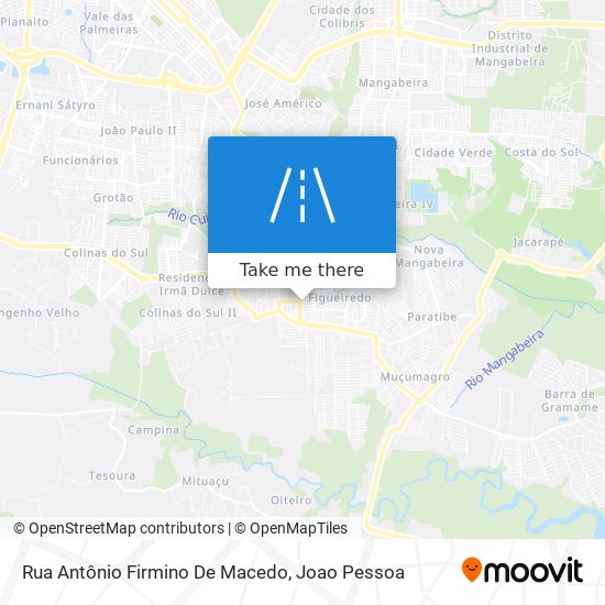 Rua Antônio Firmino De Macedo map