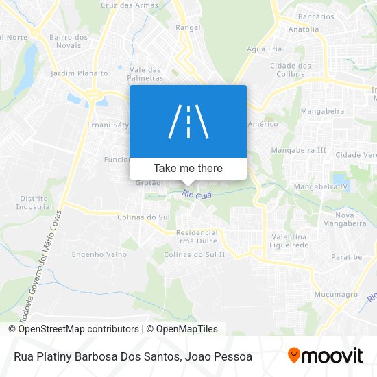 Rua Platiny Barbosa Dos Santos map