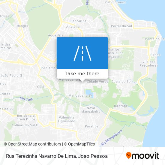 Rua Terezinha Navarro De Lima map