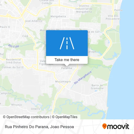 Rua Pinheiro Do Parana map