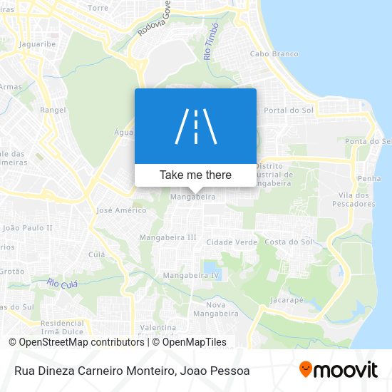 Rua Dineza Carneiro Monteiro map