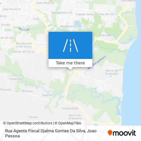 Rua Agente Fiscal Djalma Gomes Da Silva map