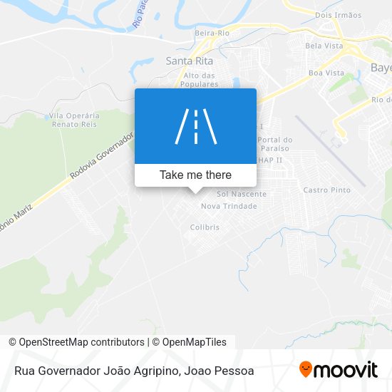 Rua Governador João Agripino map