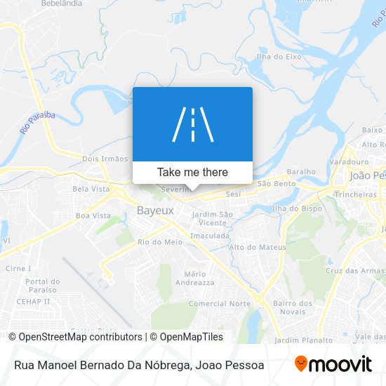 Rua Manoel Bernado Da Nóbrega map