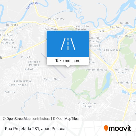 Rua Projetada 281 map