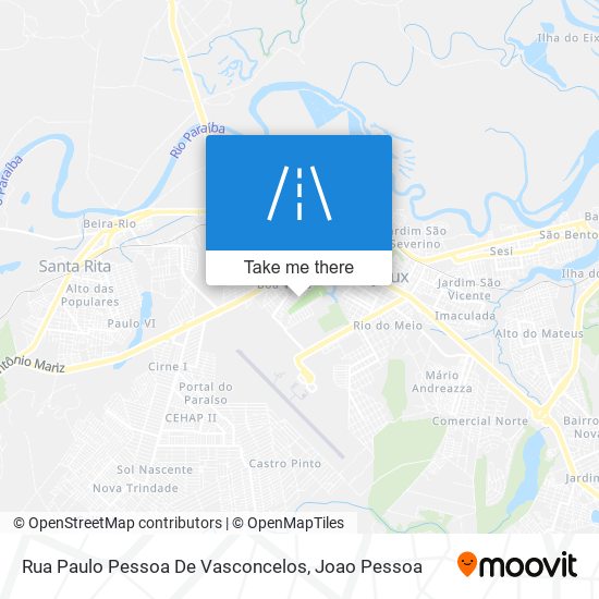 Rua Paulo Pessoa De Vasconcelos map