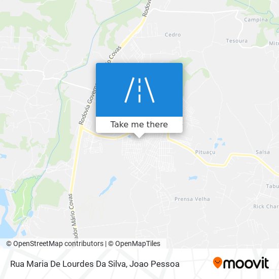 Rua Maria De Lourdes Da Silva map