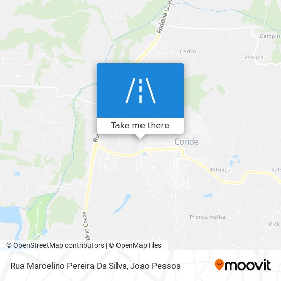 Mapa Rua Marcelino Pereira Da Silva