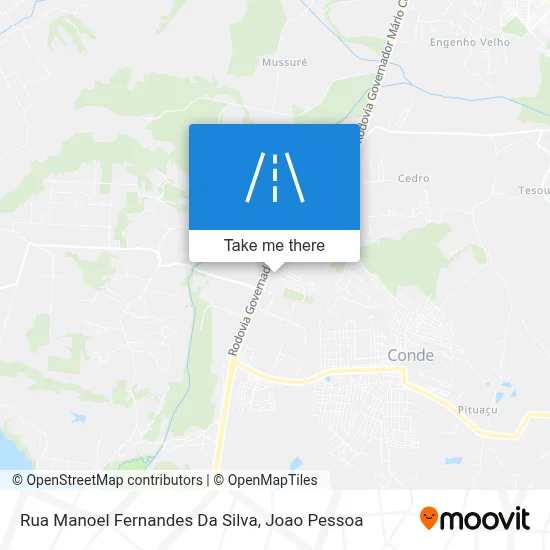 Rua Manoel Fernandes Da Silva map