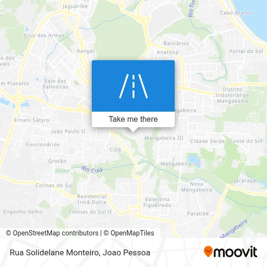 Rua Solidelane Monteiro map