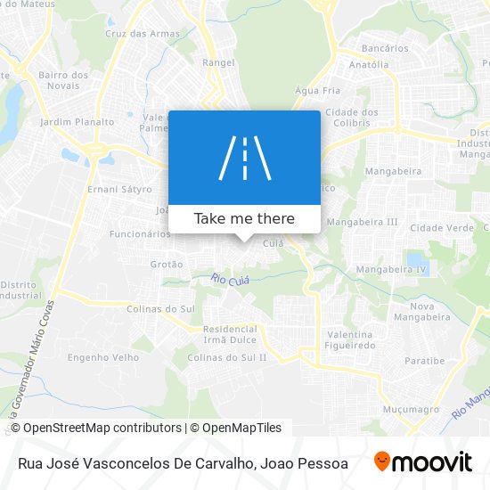 Rua José Vasconcelos De Carvalho map