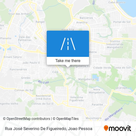 Rua José Severino De Figueiredo map