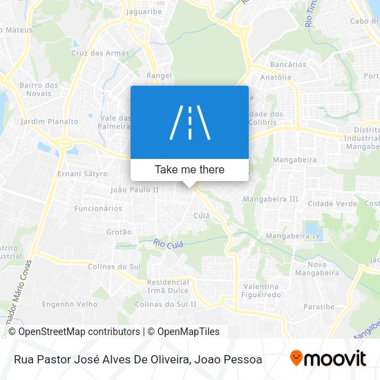 Rua Pastor José Alves De Oliveira map