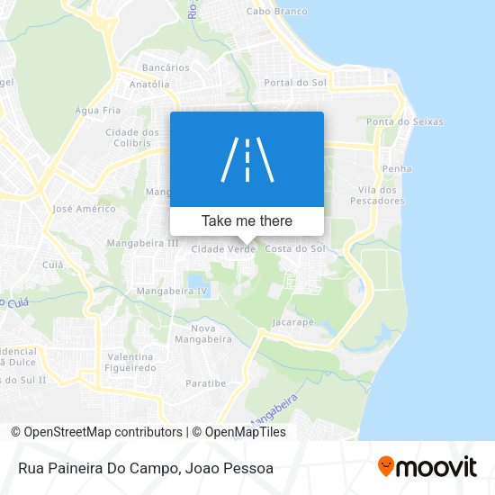 Rua Paineira Do Campo map