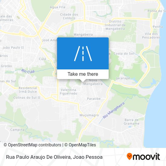 Rua Paulo Araujo De Oliveira map