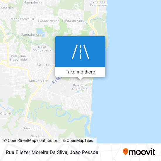 Rua Eliezer Moreira Da Silva map