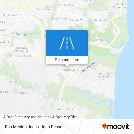 Rua Menino Jesus map