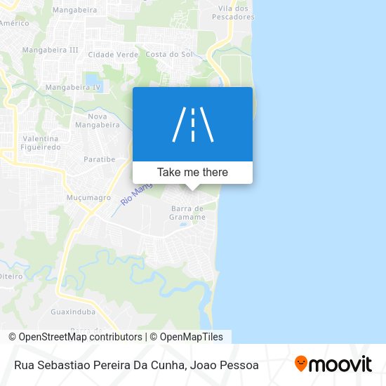 Rua Sebastiao Pereira Da Cunha map