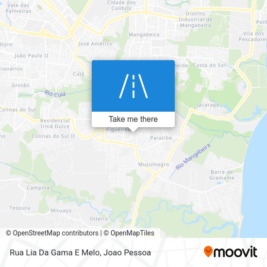 Rua Lia Da Gama E Melo map