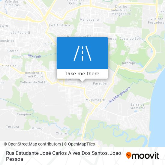 Rua Estudante José Carlos Alves Dos Santos map