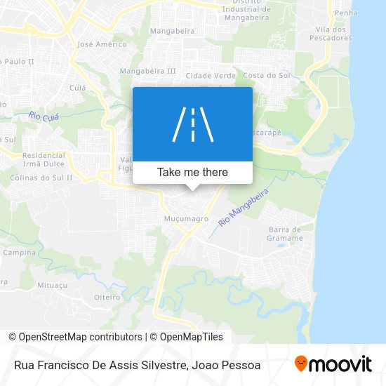 Rua Francisco De Assis Silvestre map